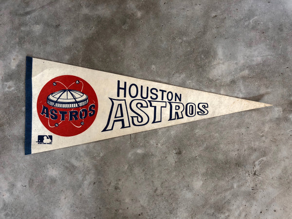 VINTAGE ASTROS PENNANT (white background) – Catalpa