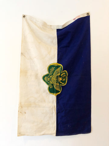 1940'S VINTAGE GIRL SCOUT FLAG