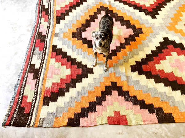 VINTAGE KILIM RUG "CATHIE"