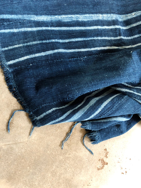 ANTIQUE MALIAN INDIGO MUD CLOTH