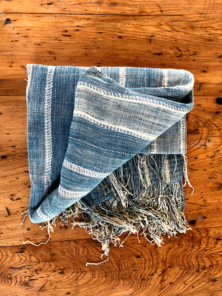 ANTIQUE MALIAN INDIGO MUD CLOTH