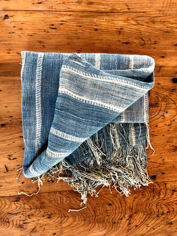 ANTIQUE MALIAN INDIGO MUD CLOTH