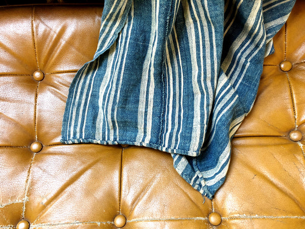 ANTIQUE MALIAN INDIGO MUD CLOTH
