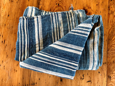 ANTIQUE MALIAN INDIGO MUD CLOTH