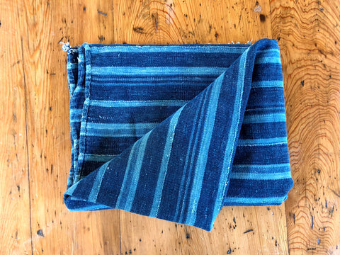 ANTIQUE MALIAN INDIGO MUD CLOTH