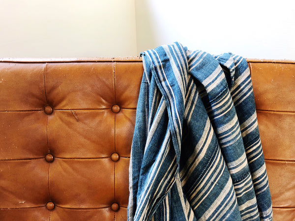 ANTIQUE MALIAN INDIGO MUD CLOTH