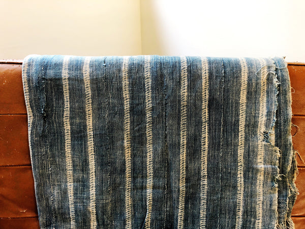 ANTIQUE MALIAN INDIGO MUD CLOTH