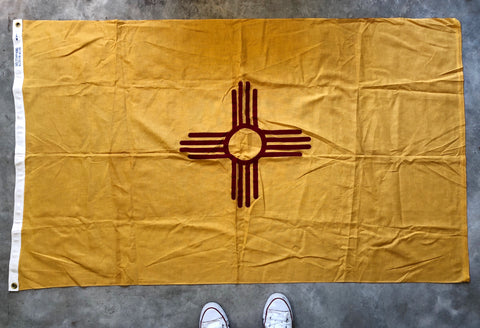 VINTAGE NEW MEXICO STATE FLAG