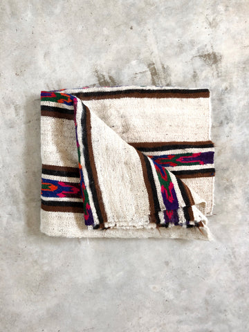 1960'S PERUVIAN ALPACA WOOL BLANKET