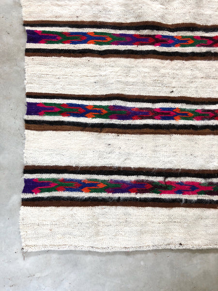 1960'S PERUVIAN ALPACA WOOL BLANKET