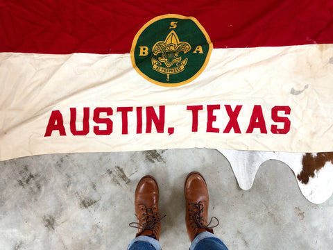 VINTAGE BOY SCOUT FLAG TROOP 1