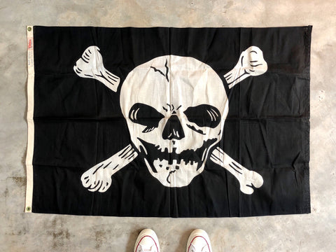 1950'S JOLLY ROGER FLAG