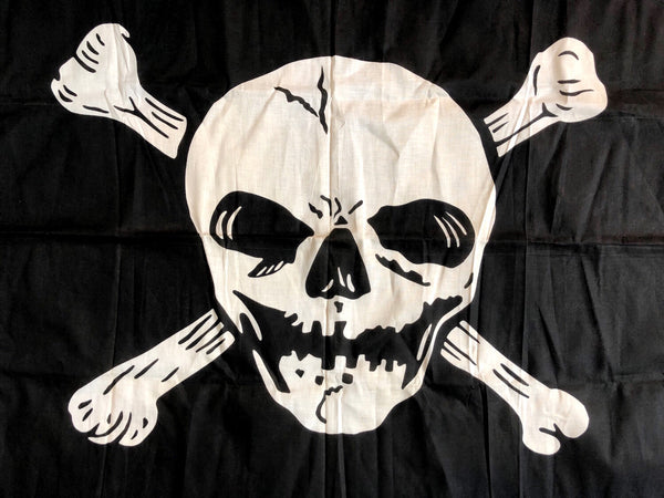 1950'S JOLLY ROGER FLAG