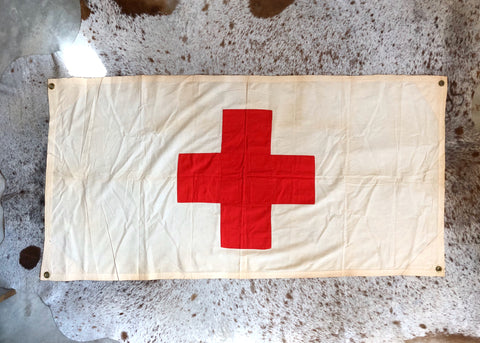 VINTAGE MEDIC FLAG "OL LONG JOHNSON"