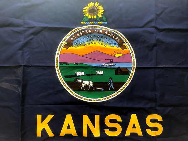 VINTAGE KANSAS STATE FLAG