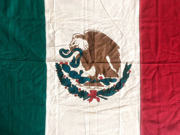 VINTAGE MEXICAN FLAG