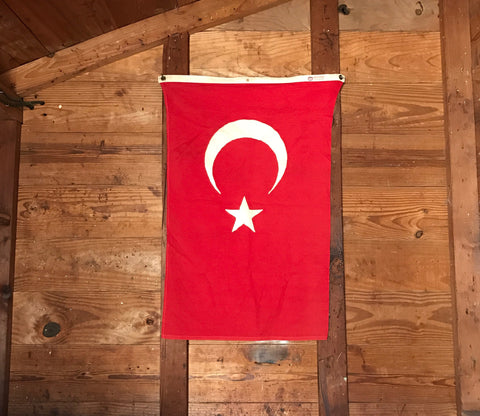 VINTAGE TURKEY FLAG