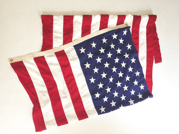 VINTAGE 50 STAR AMERICAN FLAG