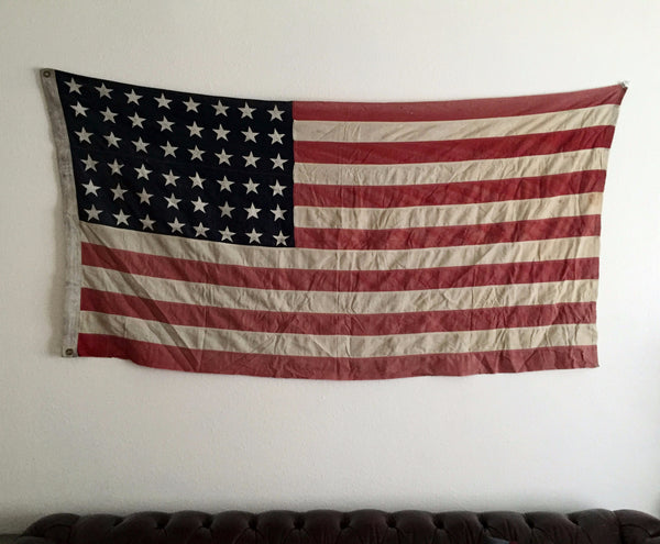 VINTAGE 48 STAR AMERICAN FLAG