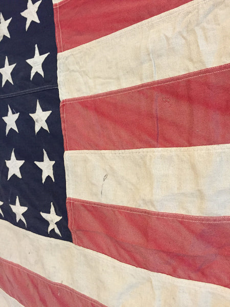 VINTAGE 48 STAR AMERICAN FLAG