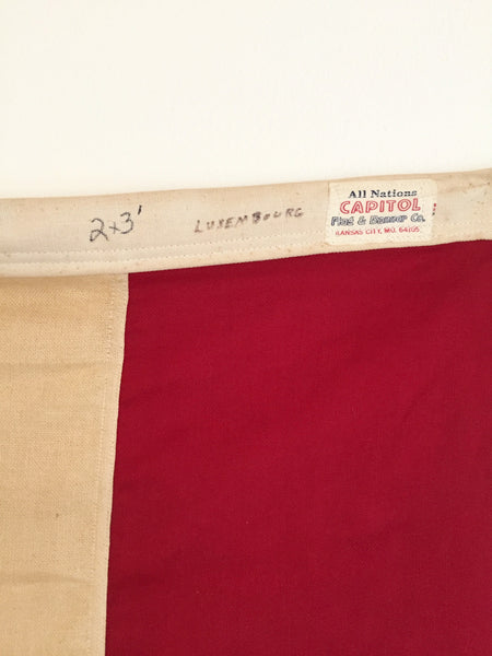 VINTAGE LUXEMBOURG FLAG