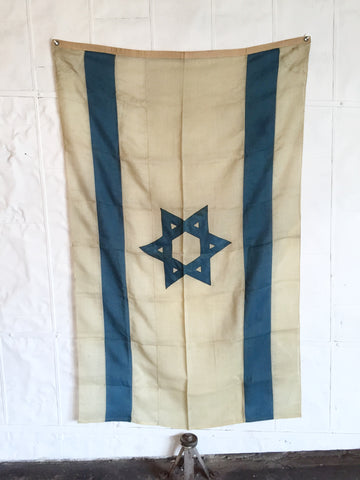 VINTAGE FLAG OF ISRAEL