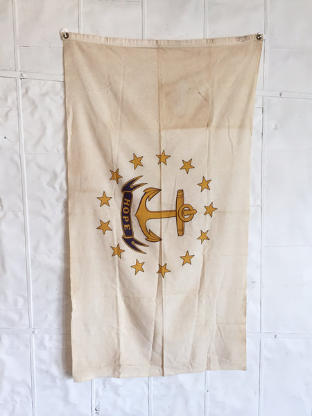 VINTAGE RHODE ISLAND STATE FLAG