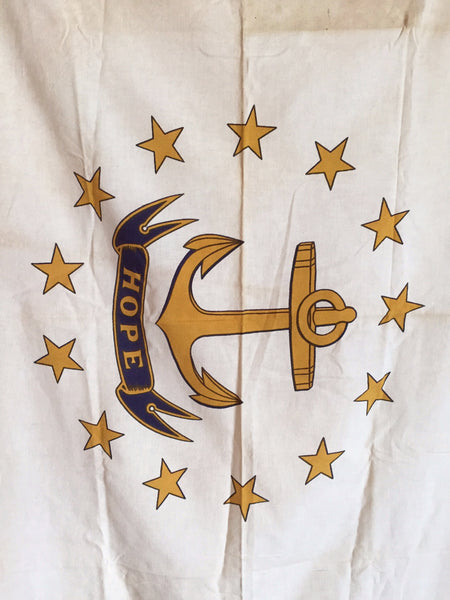 VINTAGE RHODE ISLAND STATE FLAG