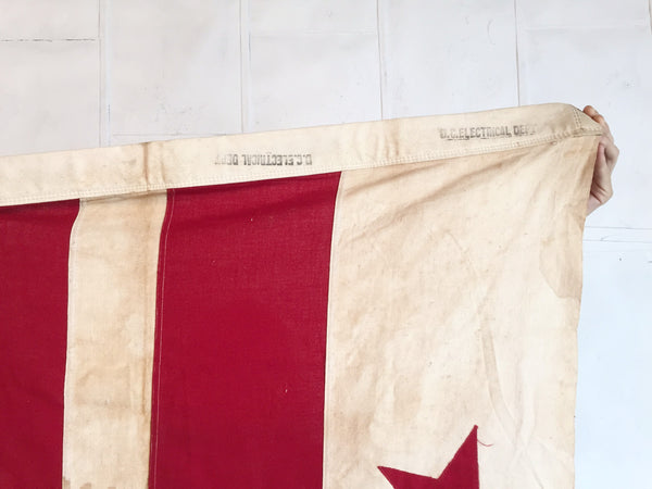 VINTAGE DISTRICT OF COLUMBIA FLAG