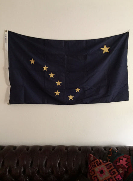 VINTAGE ALASKA STATE FLAG