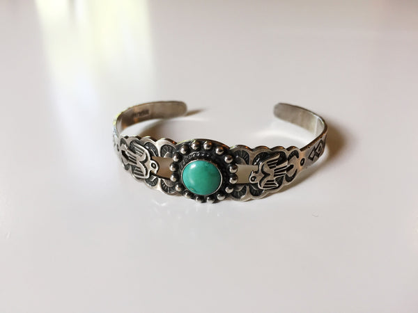 VINTAGE THUNDERBIRD TURQUOISE CUFF