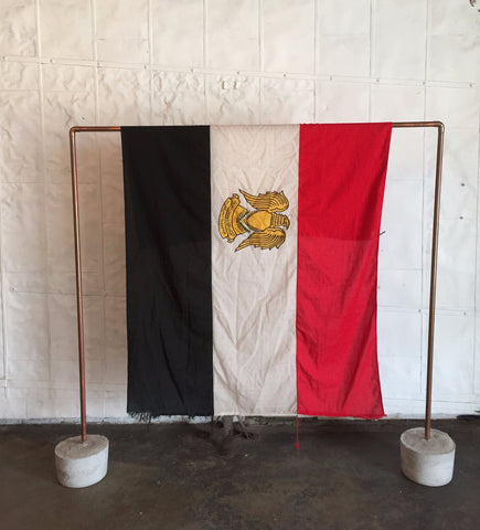 VINTAGE EGYPTIAN FLAG