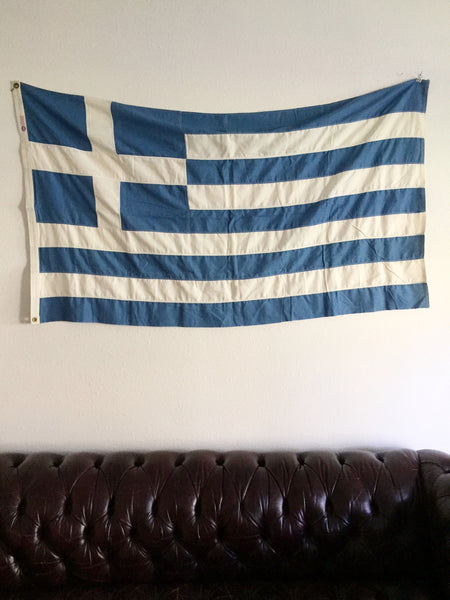 VINTAGE GREECE FLAG