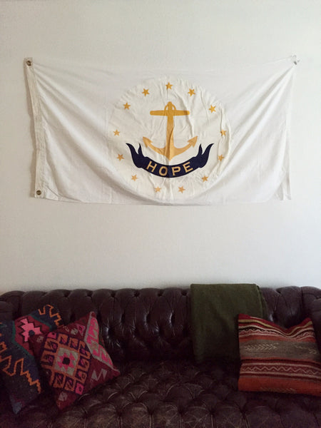 VINTAGE RHODE ISLAND STATE FLAG