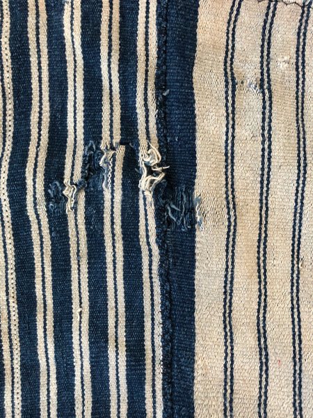 VINTAGE INDIGO MUD CLOTH