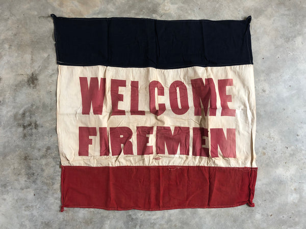 WELCOME FIREMEN FLAG