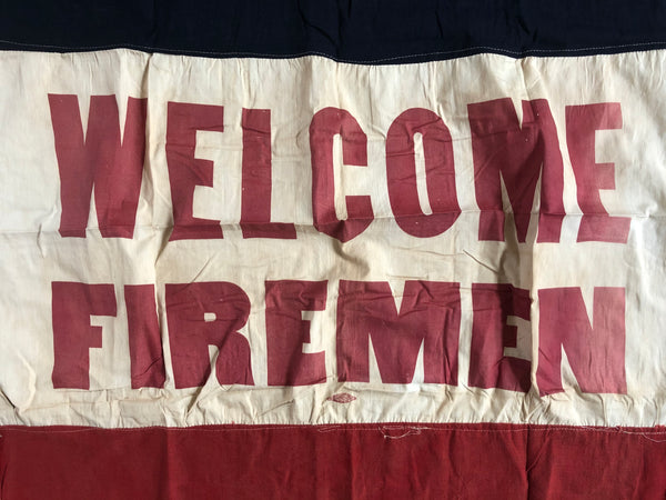 WELCOME FIREMEN FLAG