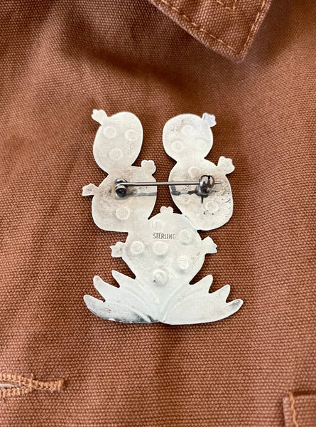 VINTAGE PRICKLY PEAR BROOCH