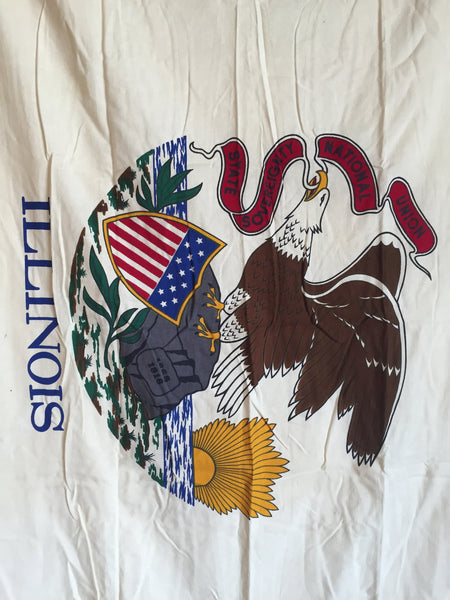 VINTAGE ILLINOIS STATE FLAG