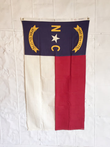 VINTAGE NORTH CAROLINA STATE FLAG