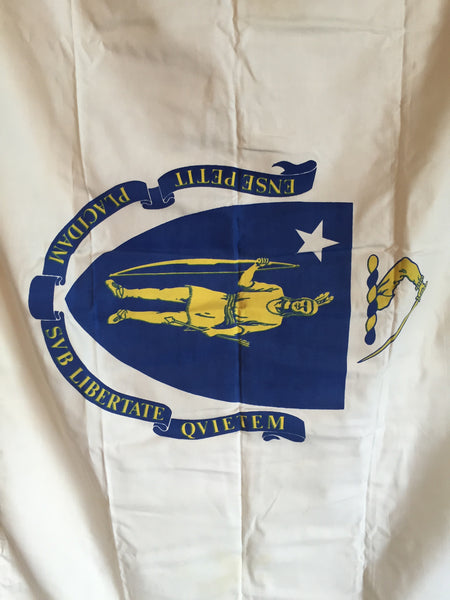 VINTAGE MASSACHUSETTS STATE FLAG