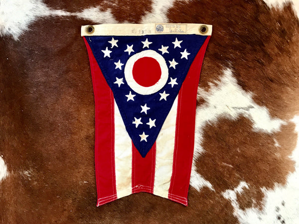 LITTLE VINTAGE OHIO STATE FLAG