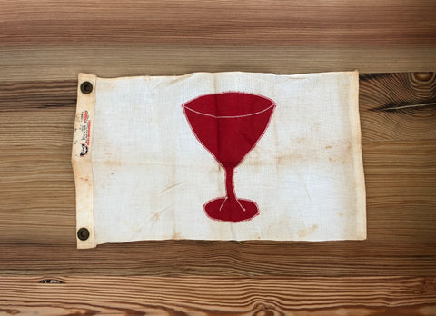 VINTAGE YACHT WINE FLAG