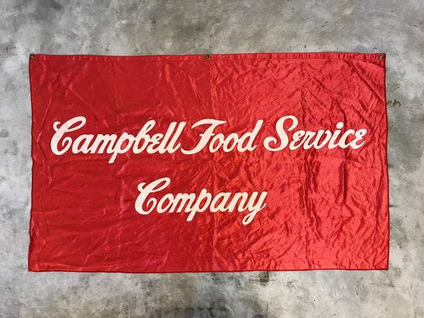 VINTAGE CAMPBELL FOOD SERVICE CO. FLAG