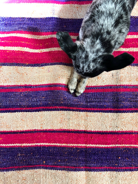 VINTAGE PERUVIAN FRAZADA BLANKET