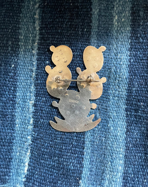 VINTAGE PRICKLY PEAR BROOCH