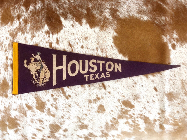 VINTAGE HOUSTON PENNANT